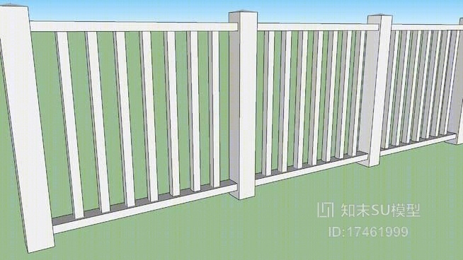 栅栏SU模型下载【ID:318010503】