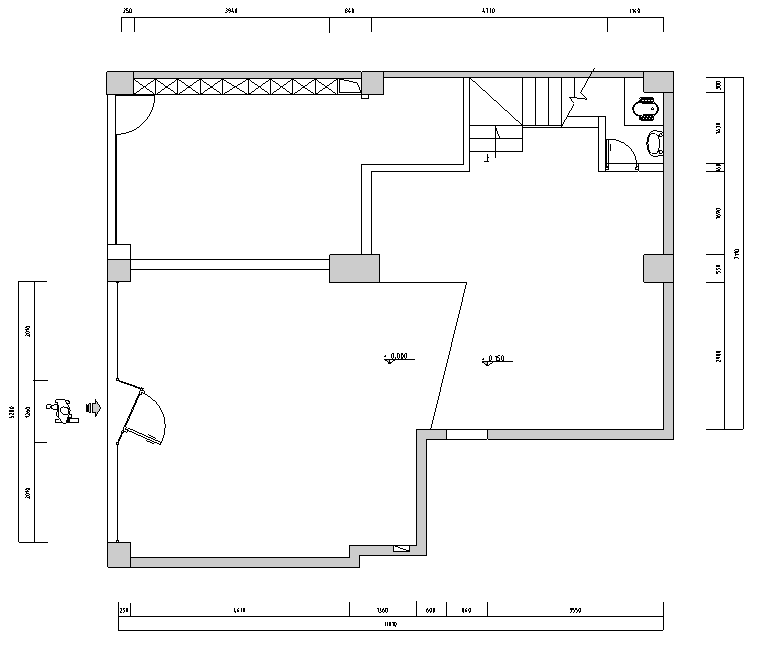 混搭风格休闲足浴馆设计施工图（附效果图cad施工图下载【ID:161809189】