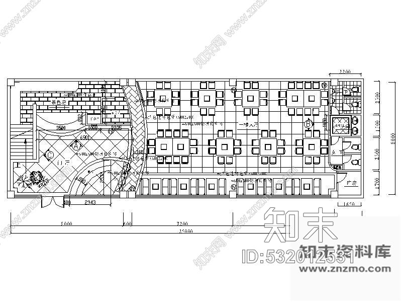 施工图四川某鱼府装饰方案图cad施工图下载【ID:532012531】