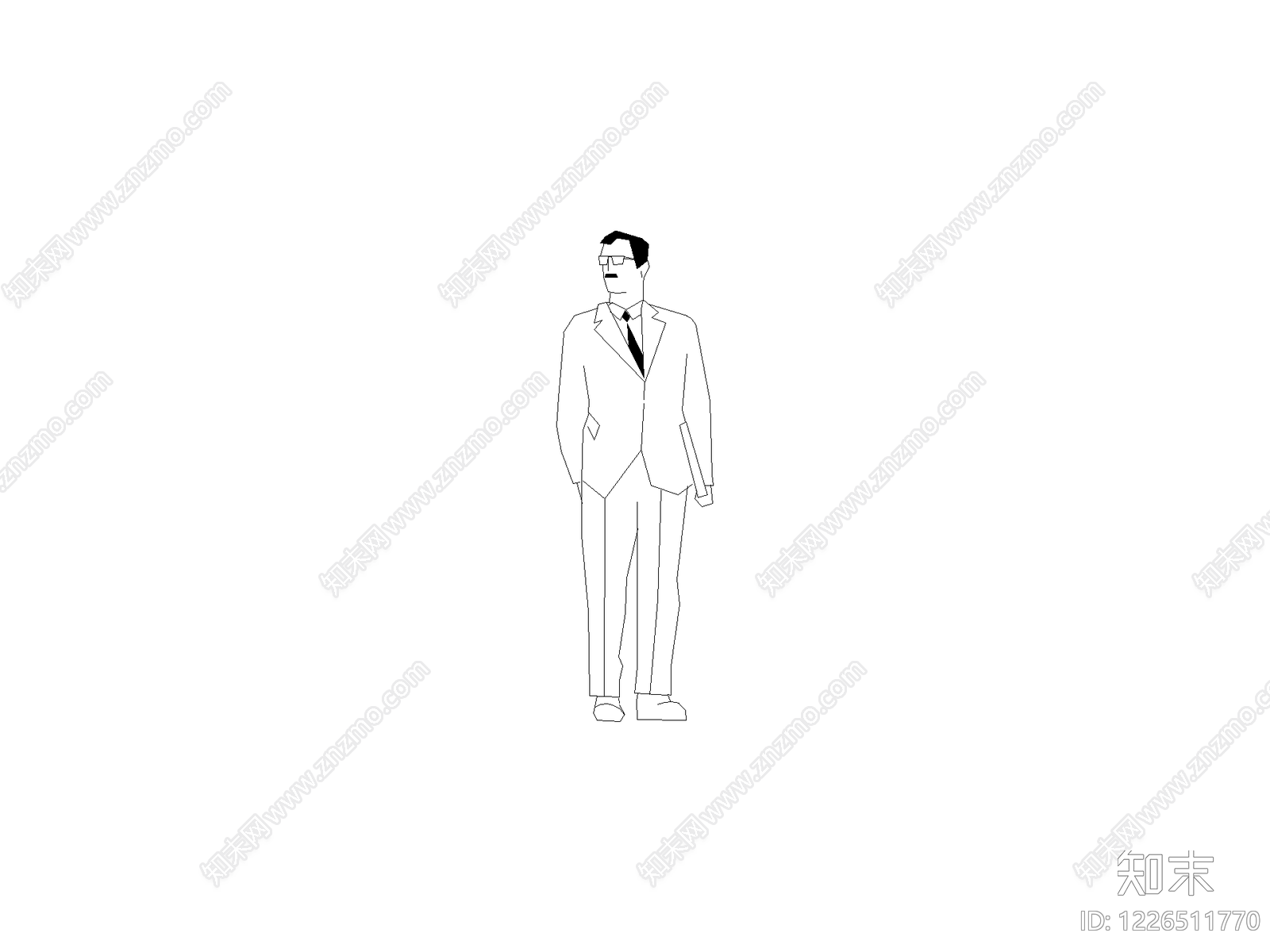 人物cad施工图下载【ID:1226511770】