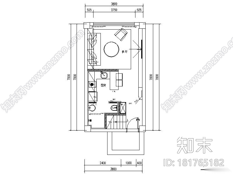 一套完整的小跃层设计施工图cad施工图下载【ID:181765182】