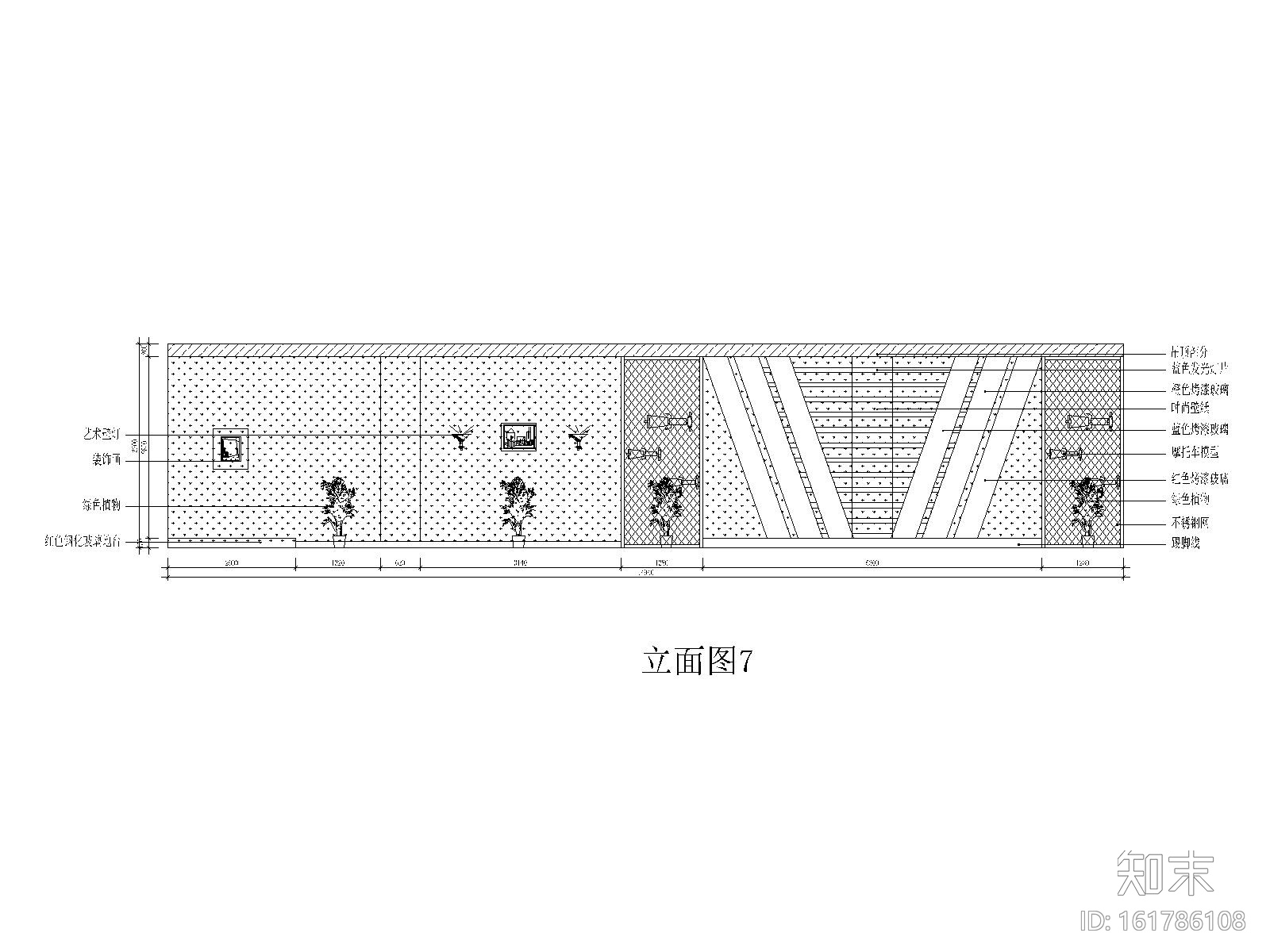 某现代风格酒吧设计CAD施工图施工图下载【ID:161786108】