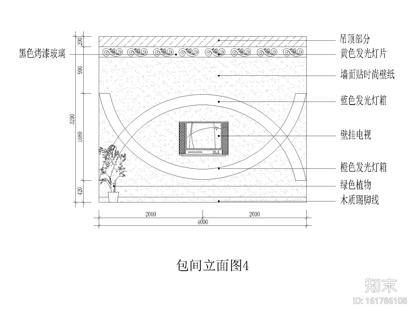 某现代风格酒吧设计CAD施工图施工图下载【ID:161786108】