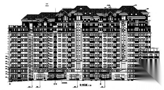 某十一层住宅楼建筑设计方案图施工图下载【ID:149851174】