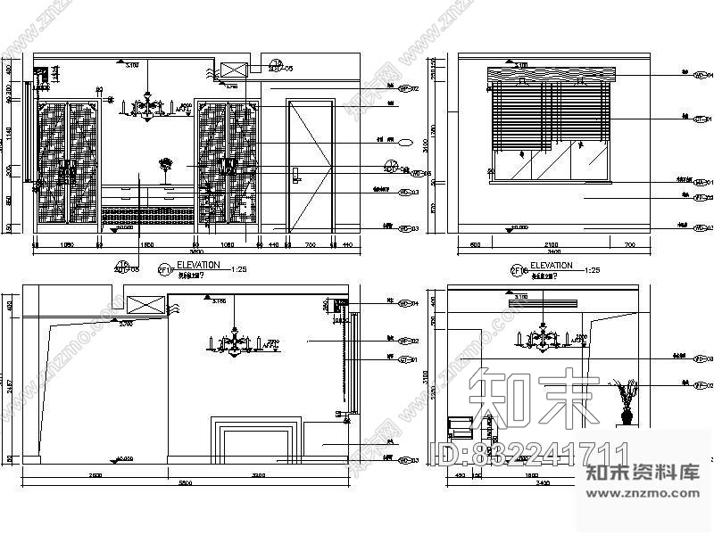 图块/节点家庭娱乐室详图cad施工图下载【ID:832241711】