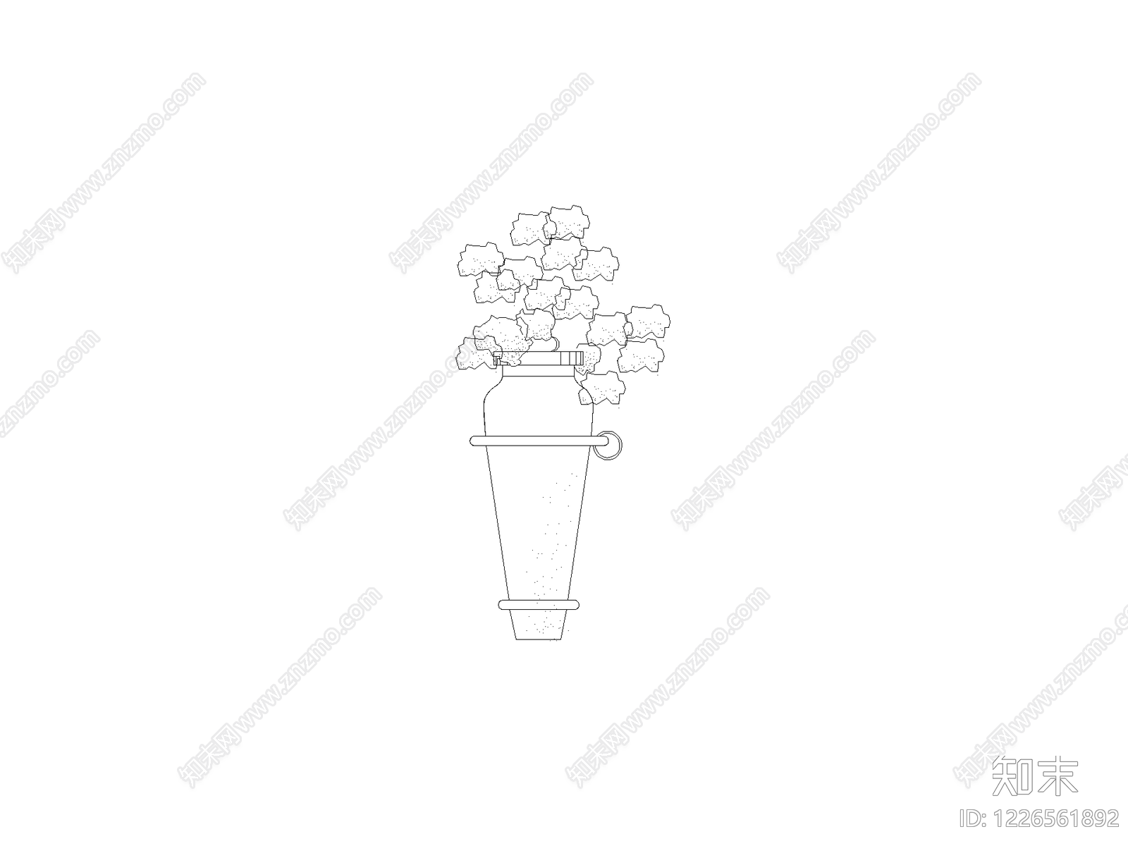 现代摆件CAD图纸