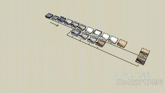 制作三维地形或地图的步骤SU模型下载【ID:422717496】