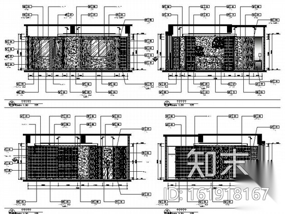 [陕西]超五星级度假酒店奢华总统套房装修施工图（含效果...cad施工图下载【ID:161918167】