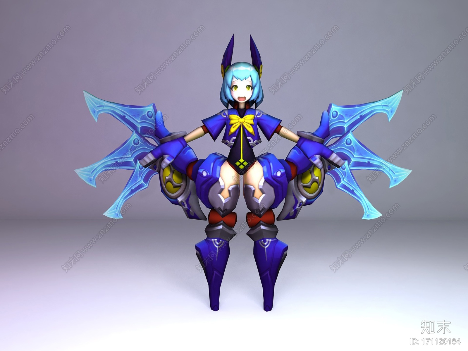 现代3D王者荣耀2013游戏男角色CG模型下载【ID:171120184】