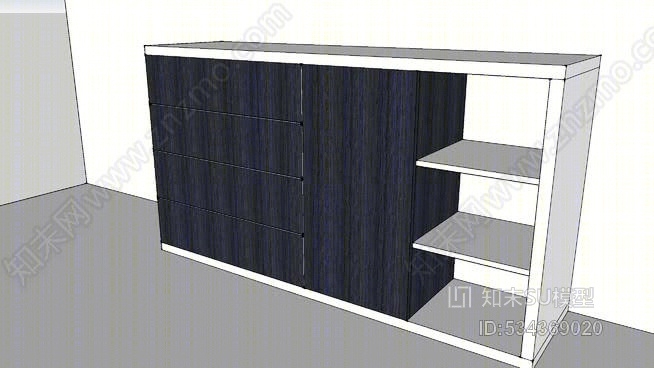 科摩达宿舍SU模型下载【ID:534369020】