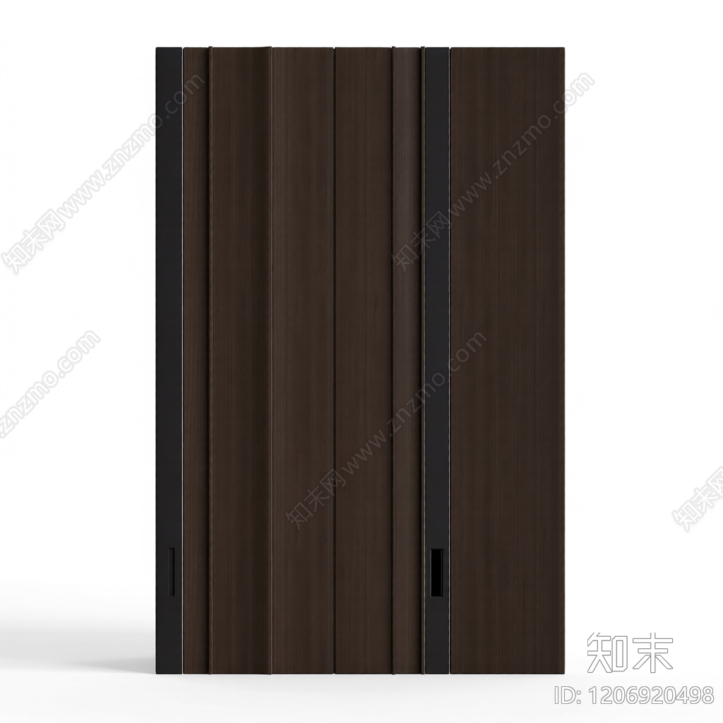 弧形木饰面隔断3D模型下载【ID:1206920498】