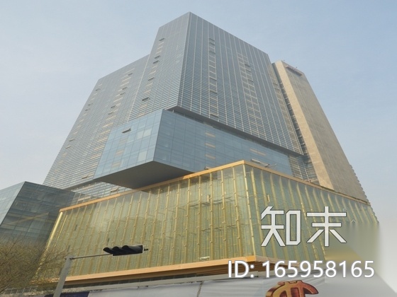 [河北]五星级商务酒店幕墙结构施工图cad施工图下载【ID:165958165】