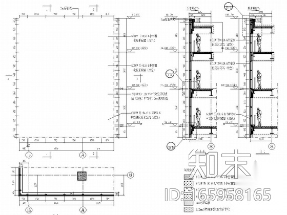 [河北]五星级商务酒店幕墙结构施工图cad施工图下载【ID:165958165】