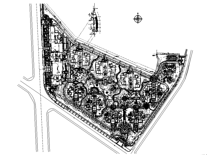 [安徽]英伦风花园洋房全套景观设计施工图（赠实景图）cad施工图下载【ID:161071113】