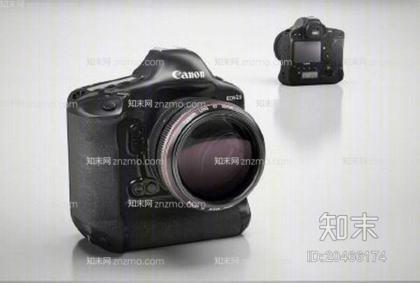 黑色照相机3D模型下载【ID:20466174】