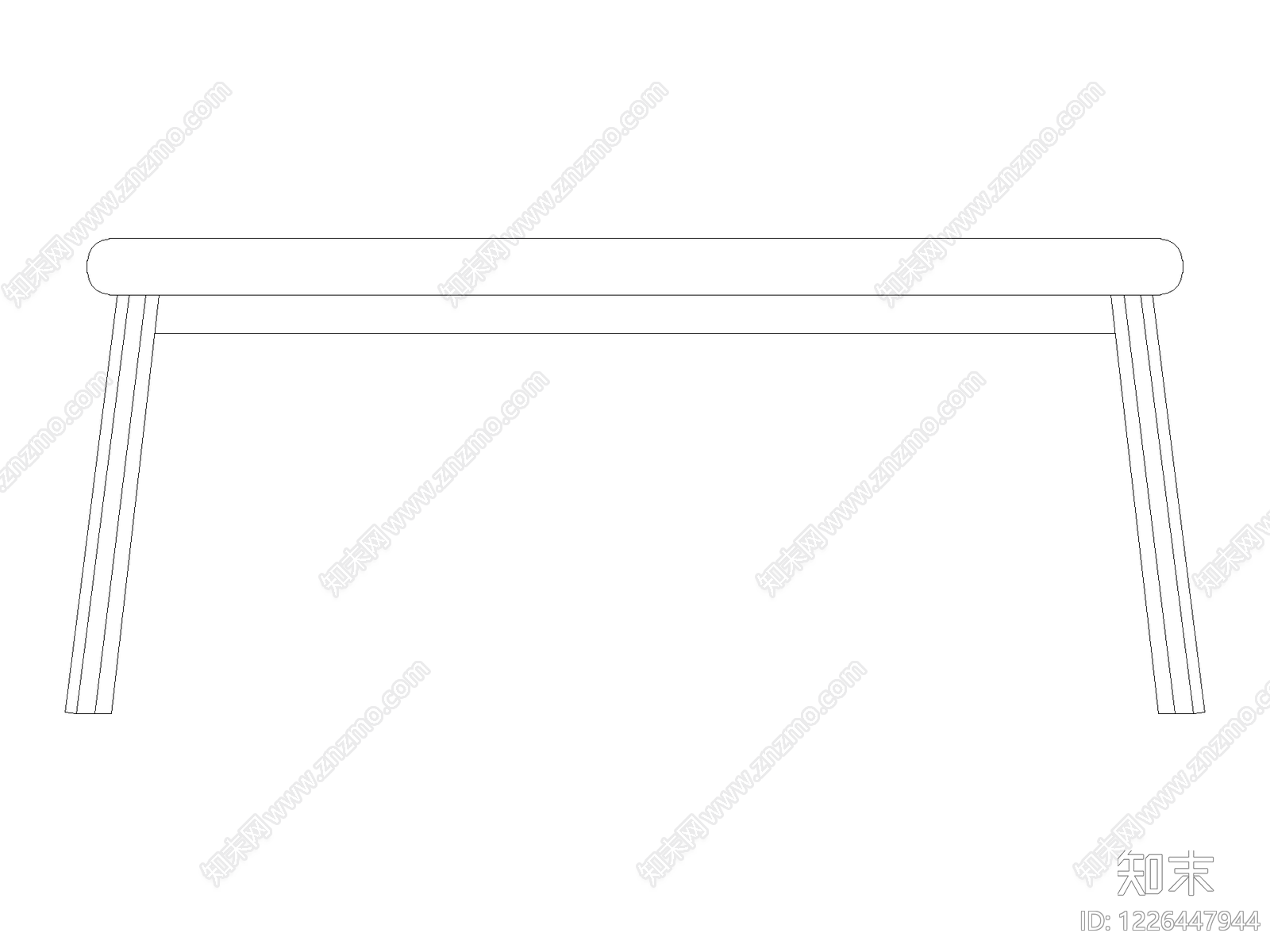 椅子cad施工图下载【ID:1226447944】