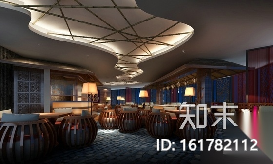 [福州]泰式风情SPA会所装修图（含效果）cad施工图下载【ID:161782112】