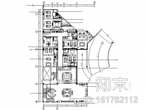 [福州]泰式风情SPA会所装修图（含效果）cad施工图下载【ID:161782112】