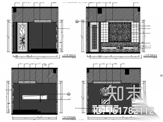 [福州]泰式风情SPA会所装修图（含效果）cad施工图下载【ID:161782112】