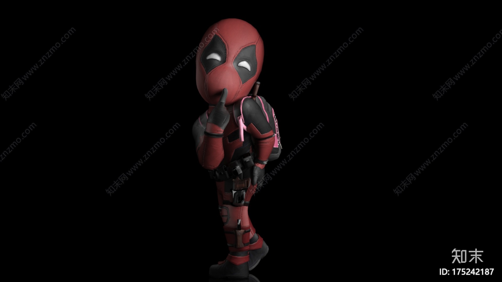 死侍CG模型下载【ID:175242187】