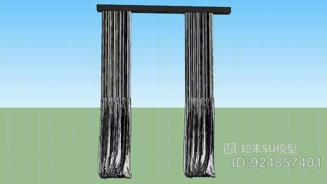 帷幕SU模型下载【ID:924857401】