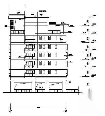 南京某十层1-4住宅楼建筑方案图cad施工图下载【ID:149845126】