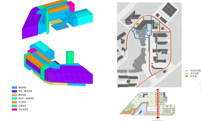 [浙江]湖州广播电视大学图书馆建筑设计方案文本+CAD+SU...cad施工图下载【ID:164863199】