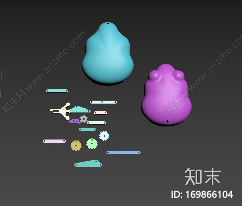 跳动的青蛙3d打印模型下载【ID:169866104】