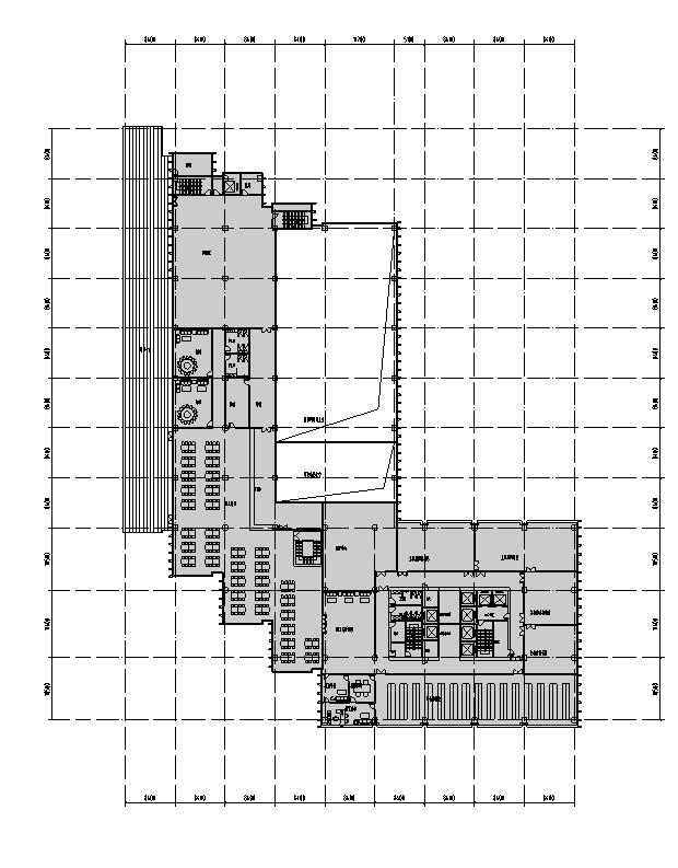 [江西]现代风格企业办公楼建筑施工图设计（CAD）cad施工图下载【ID:166442195】