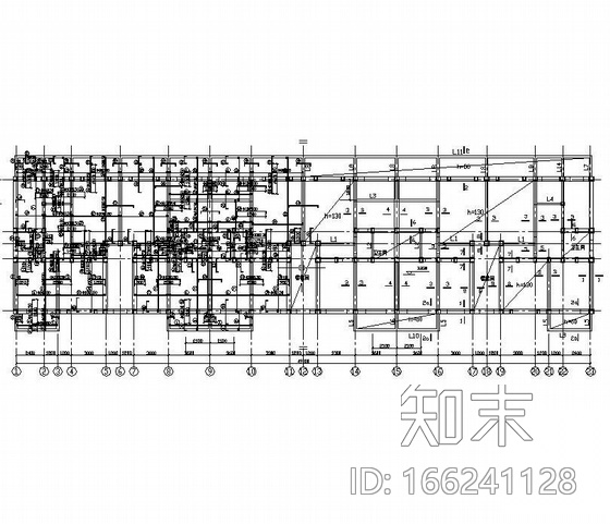 山西永济某6层砖混住宅结构施工图cad施工图下载【ID:166241128】