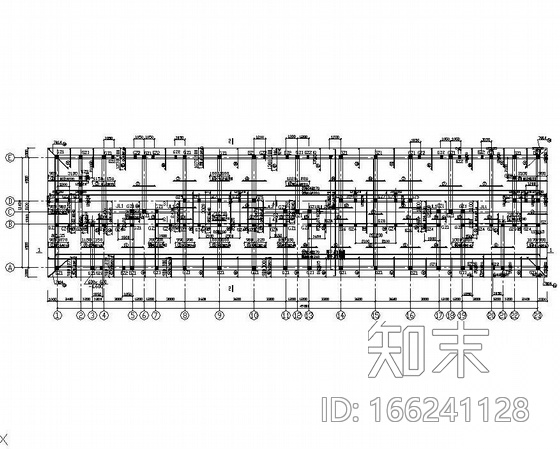 山西永济某6层砖混住宅结构施工图cad施工图下载【ID:166241128】