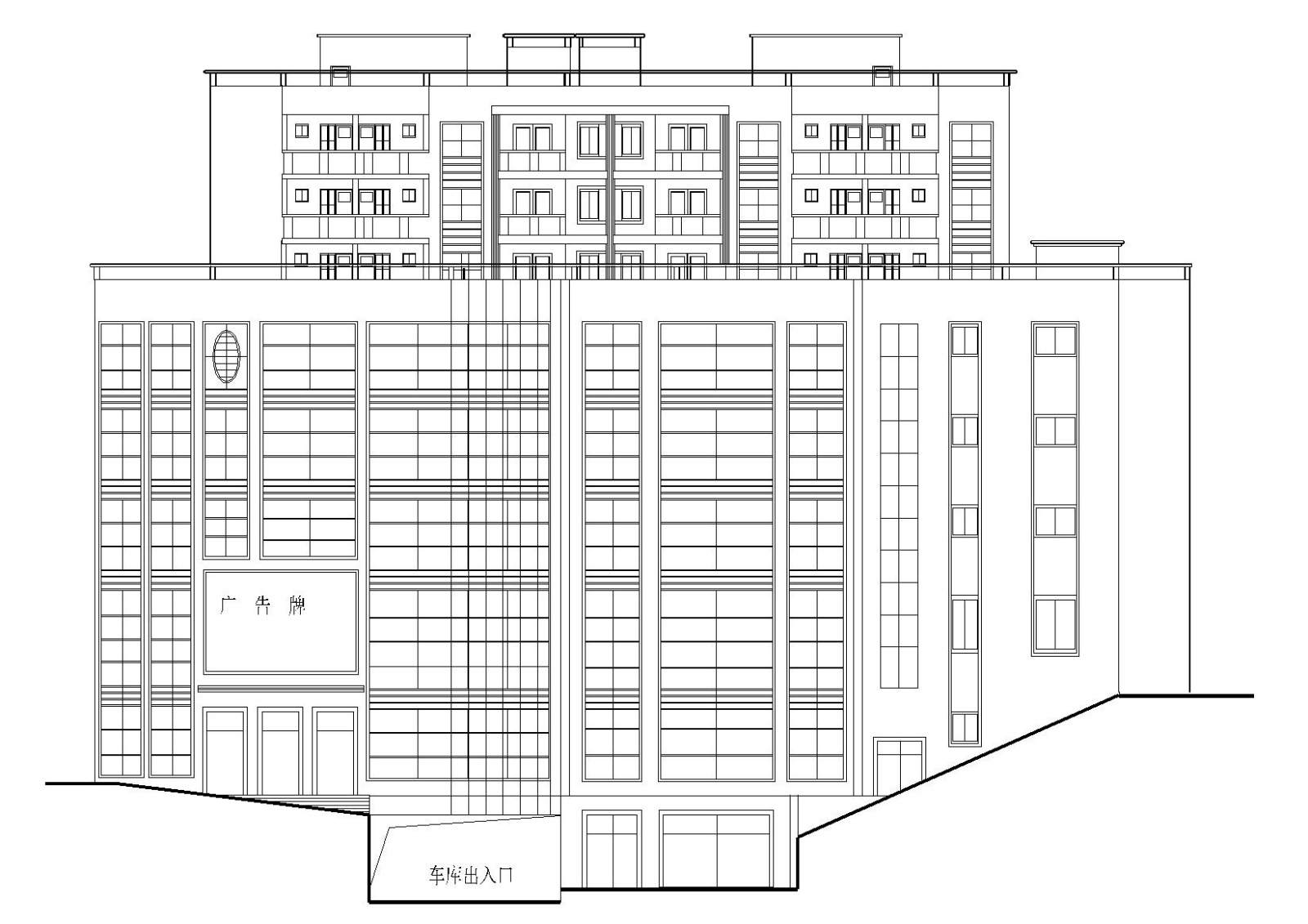 多层大型农贸市场建筑施工图施工图下载【ID:160719197】