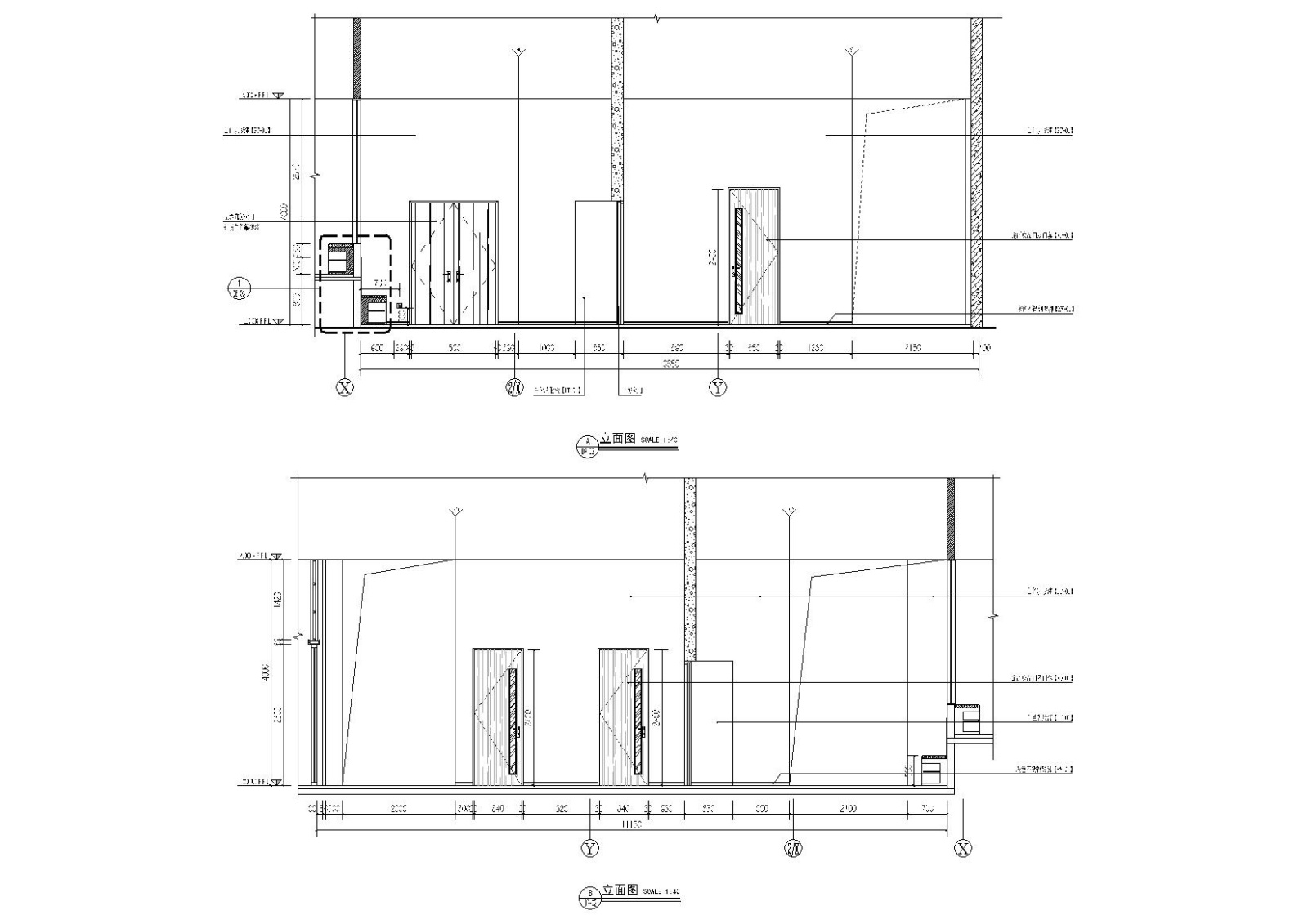 [河南]郑州运动健身中心施工图+实景cad施工图下载【ID:160711156】