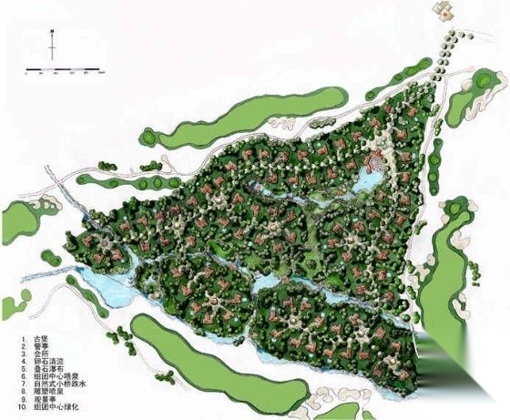 [杭州]高尔夫别墅区景观规划设计方案施工图下载【ID:161088166】