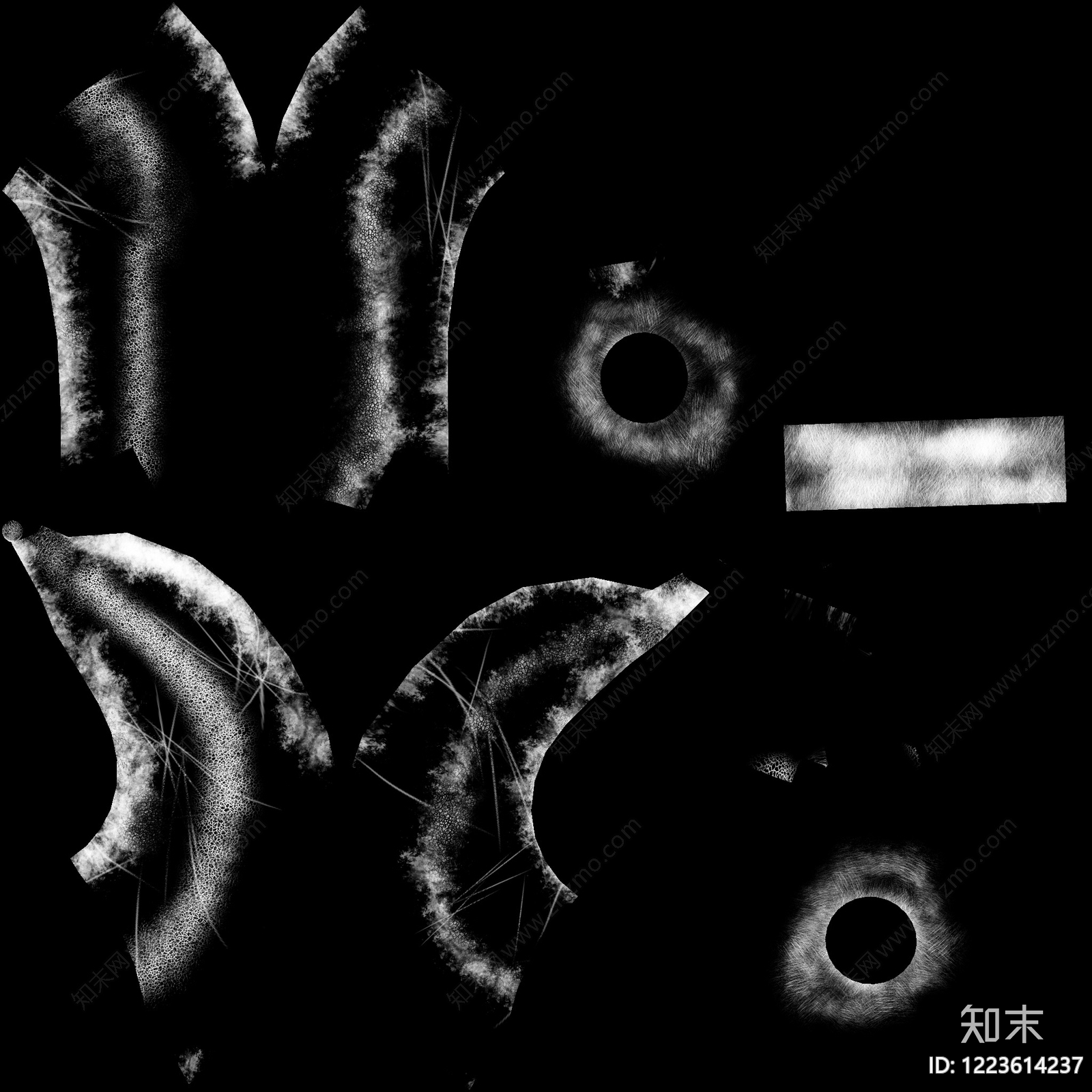 黑白挂画贴图下载【ID:1223614237】