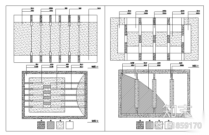 350款地面拼花装修图库cad施工图下载【ID:161859170】