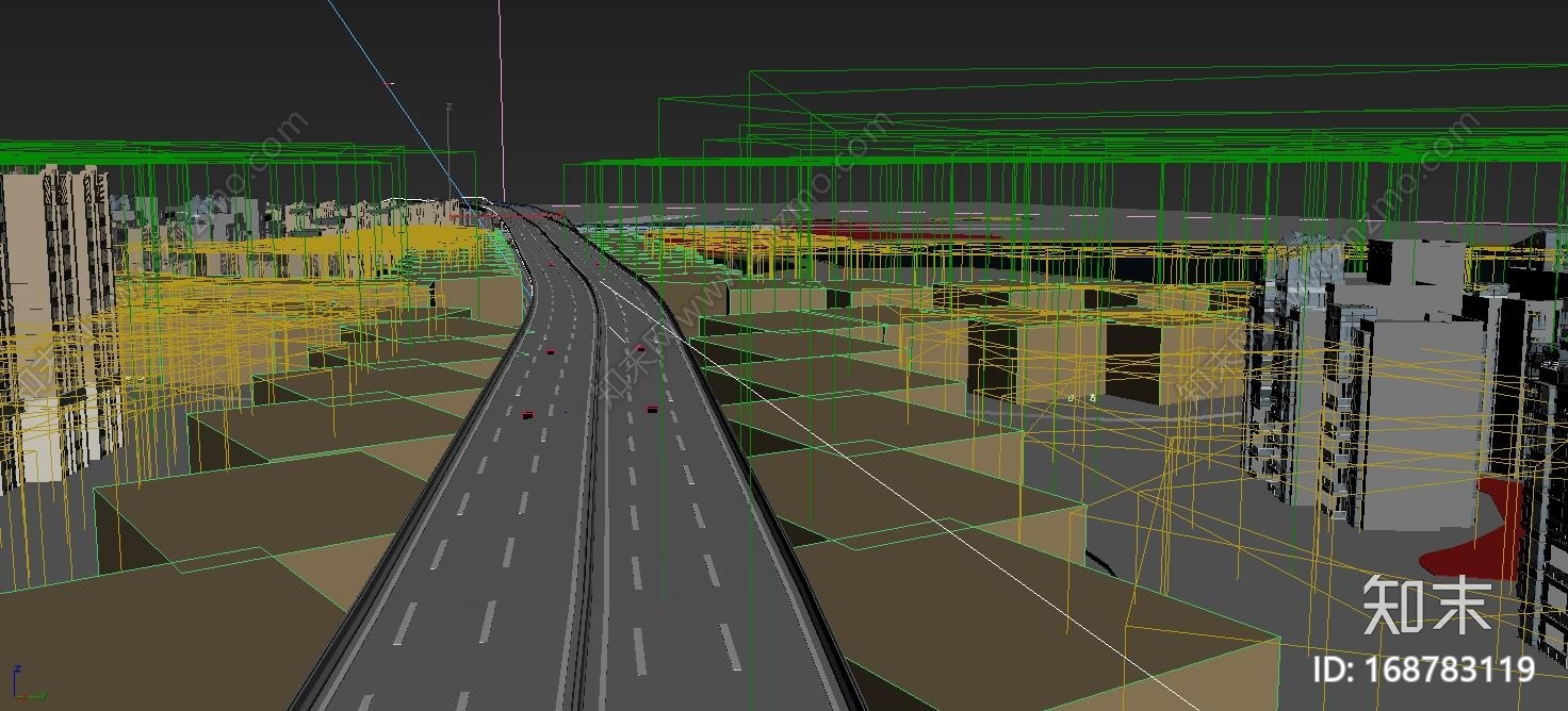 立交桥CG模型下载【ID:168783119】