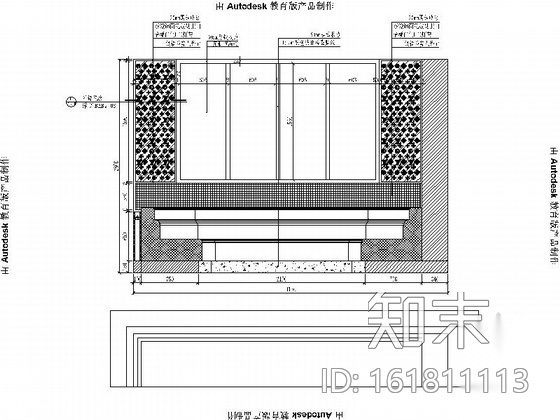 [厦门]高档时尚KTV包厢室内装修施工图cad施工图下载【ID:161811113】