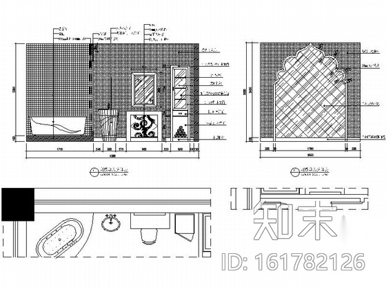 [深圳]某知名美容美发SPA会所室内装修施工图施工图下载【ID:161782126】