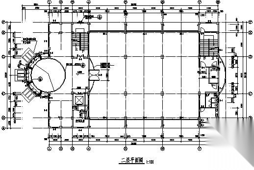 某八层综合楼建筑施工图cad施工图下载【ID:151463199】