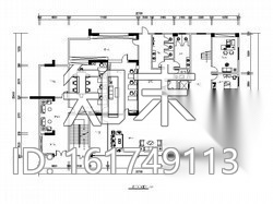 [东莞]某居委会办公楼室内装修图施工图下载【ID:161749113】