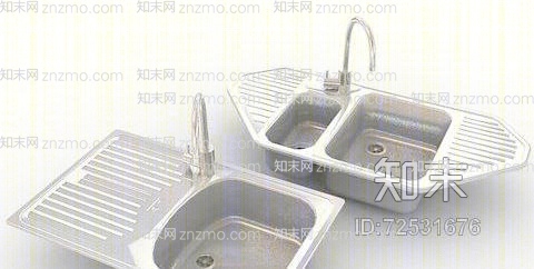 洗手台63D模型下载【ID:72531676】