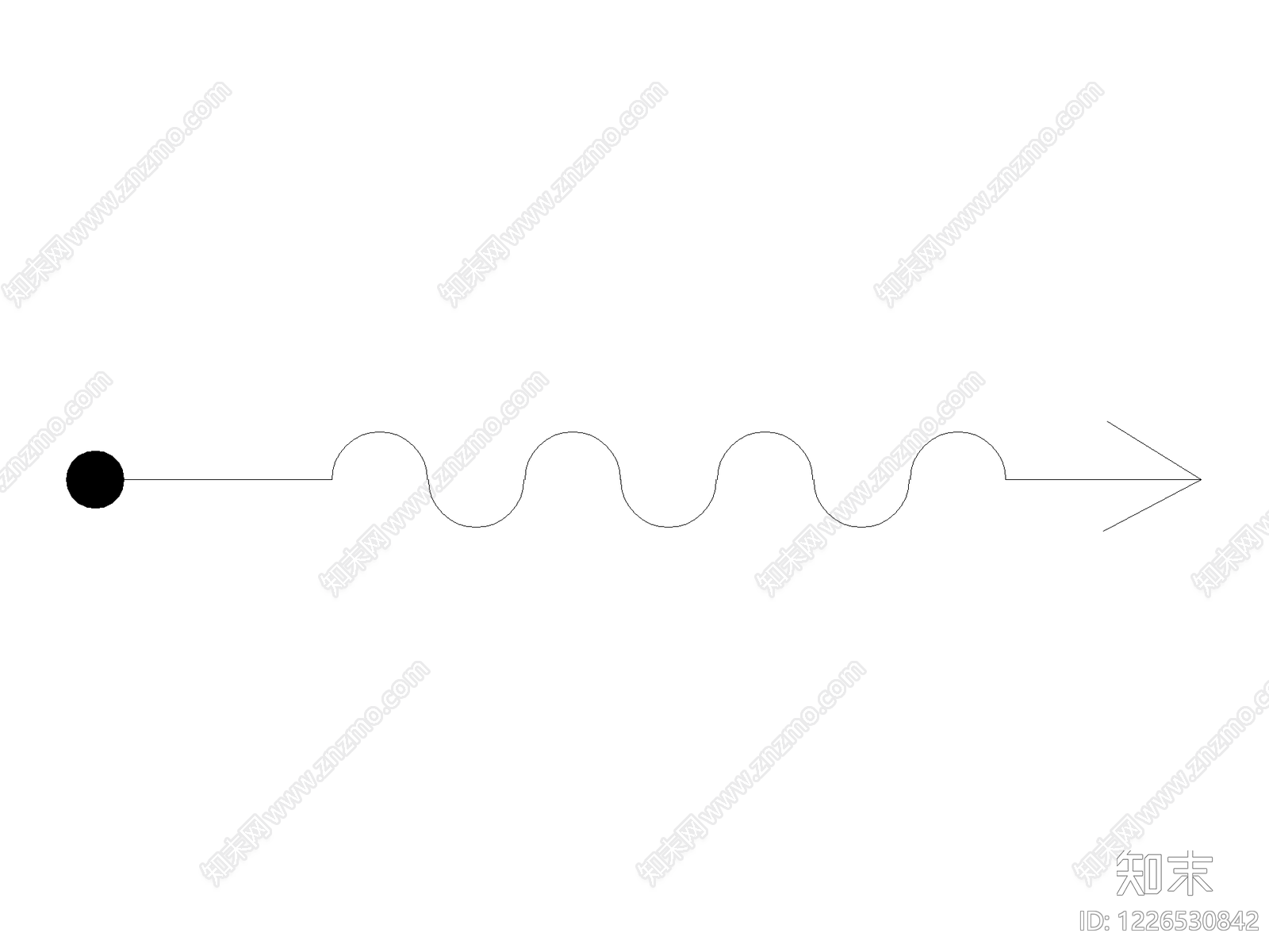 现代窗帘CAD图纸