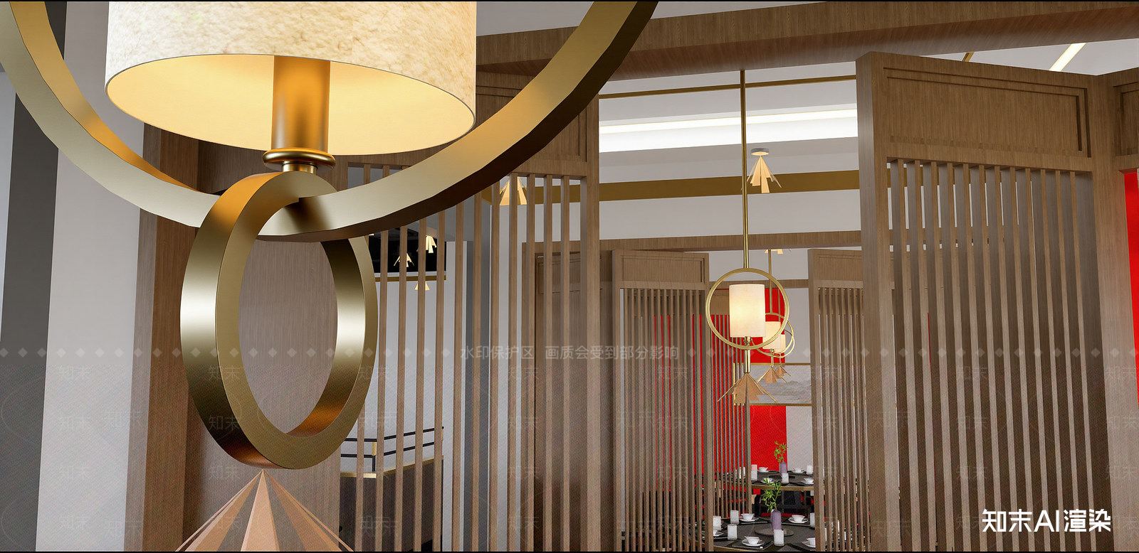 新中式火锅店SU模型下载【ID:1216072114】