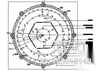 某市公安局办公院景观设计及施工图cad施工图下载【ID:165918148】