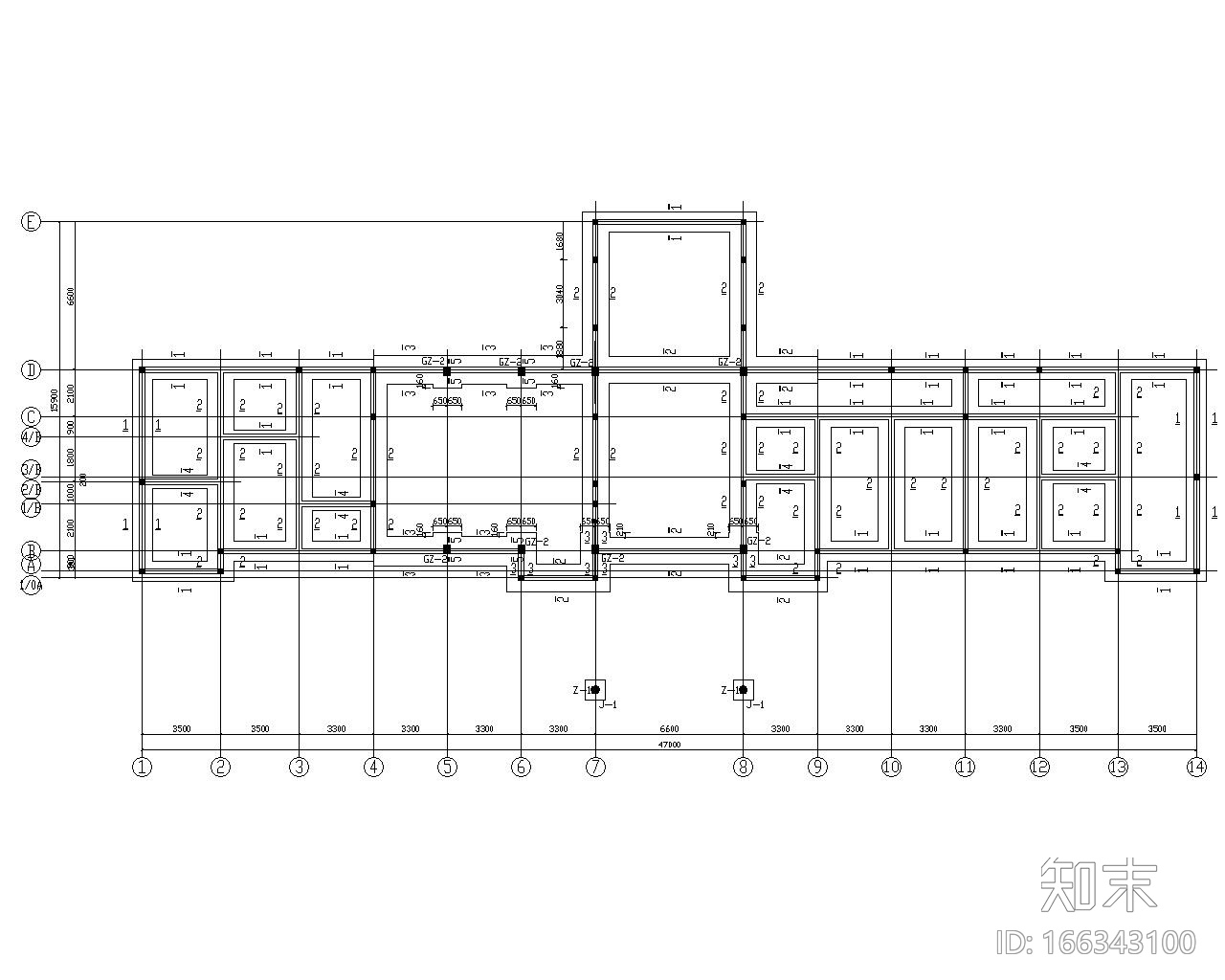 三层医院门诊砖混结构施工图（CAD含建筑）cad施工图下载【ID:166343100】