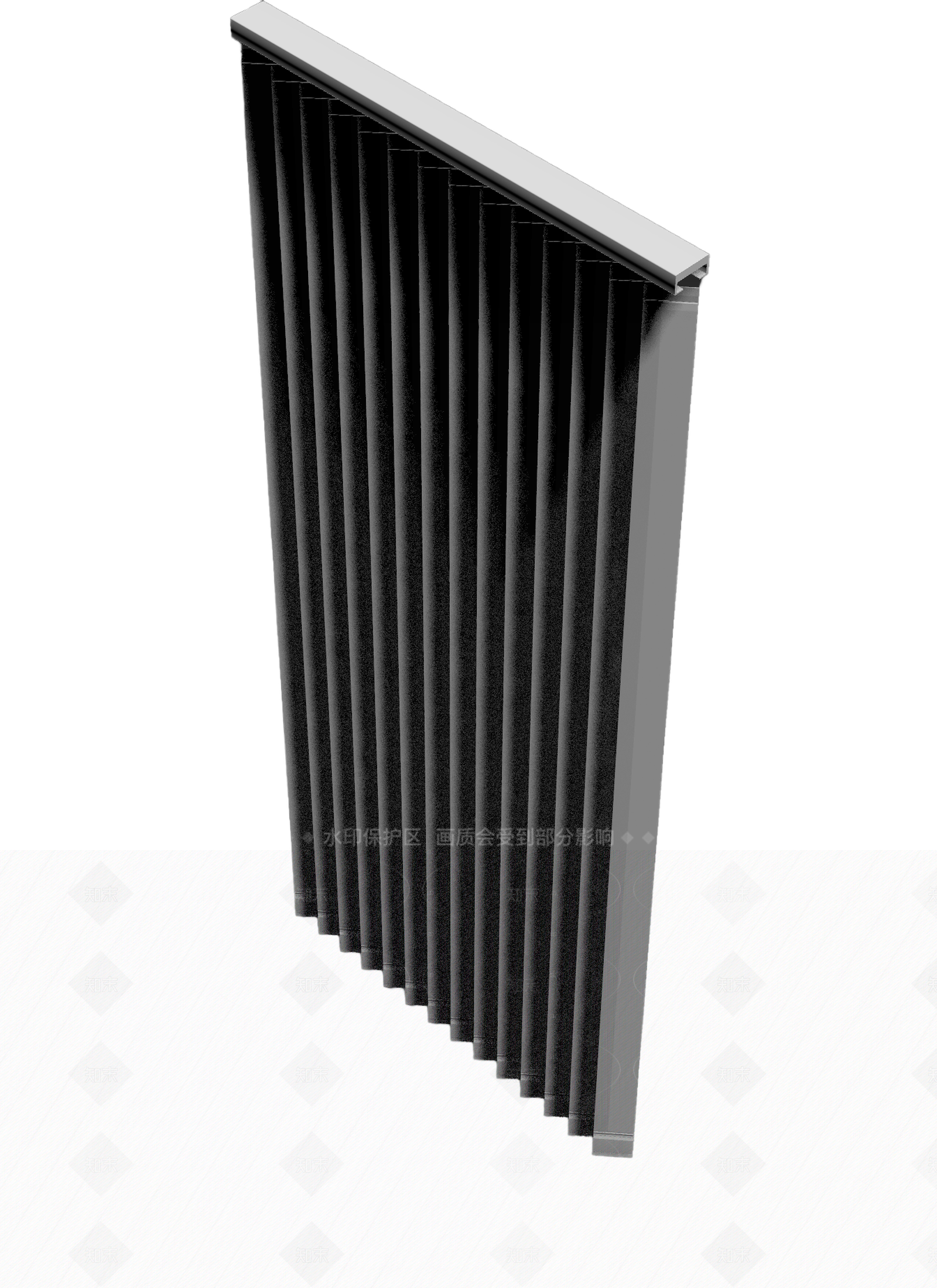 垂直百叶窗组件3D模型下载【ID:1206187933】