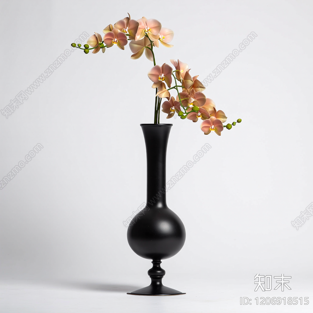 花瓶插花装饰品3D模型下载【ID:1206918515】