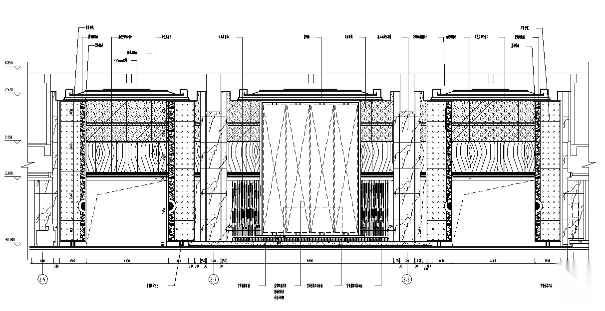 平顶山建国迎宾馆施工图设计+效果图cad施工图下载【ID:160411165】