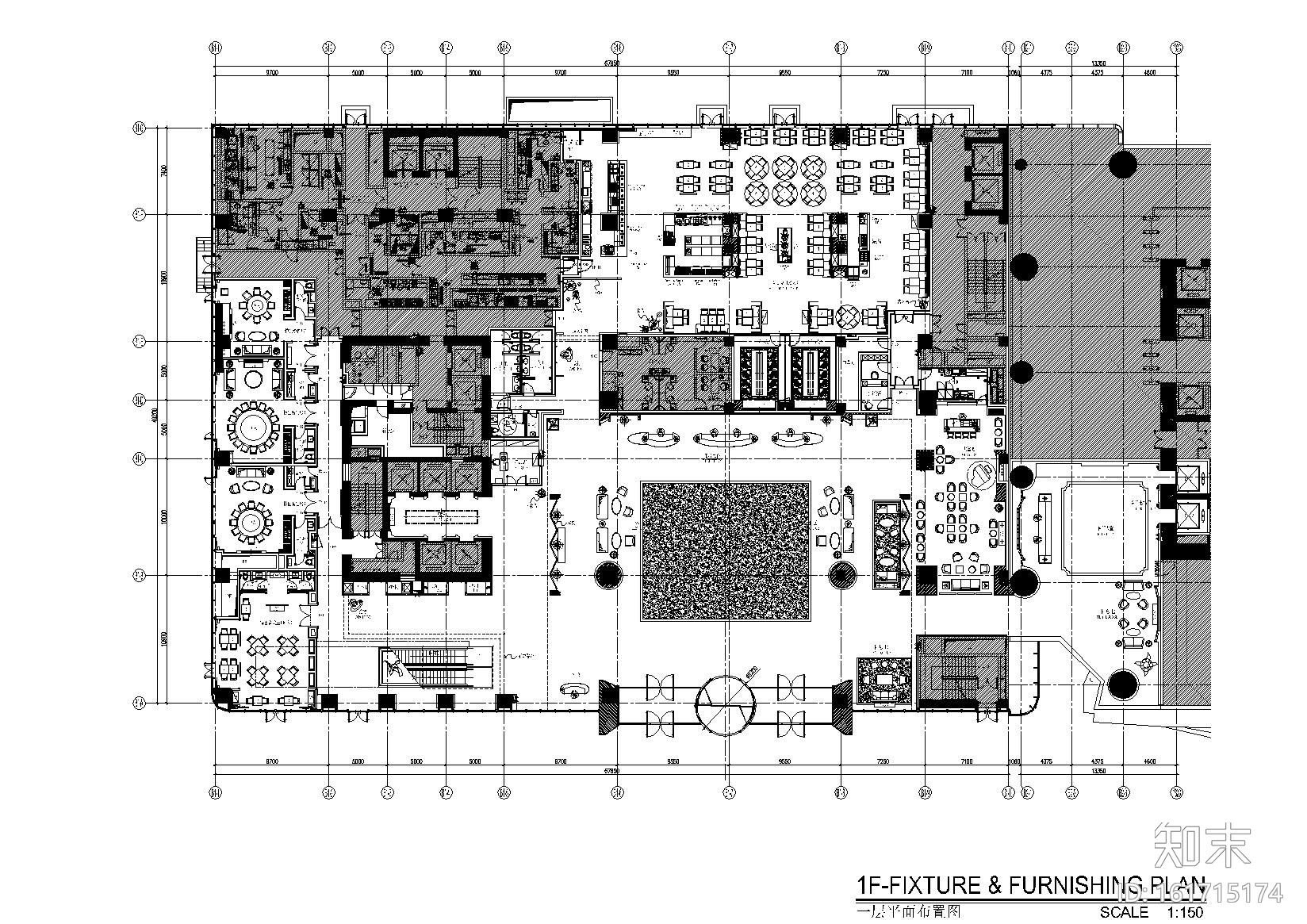 [云南]昆明知名地产酒店全套施工图+效果图cad施工图下载【ID:161715174】